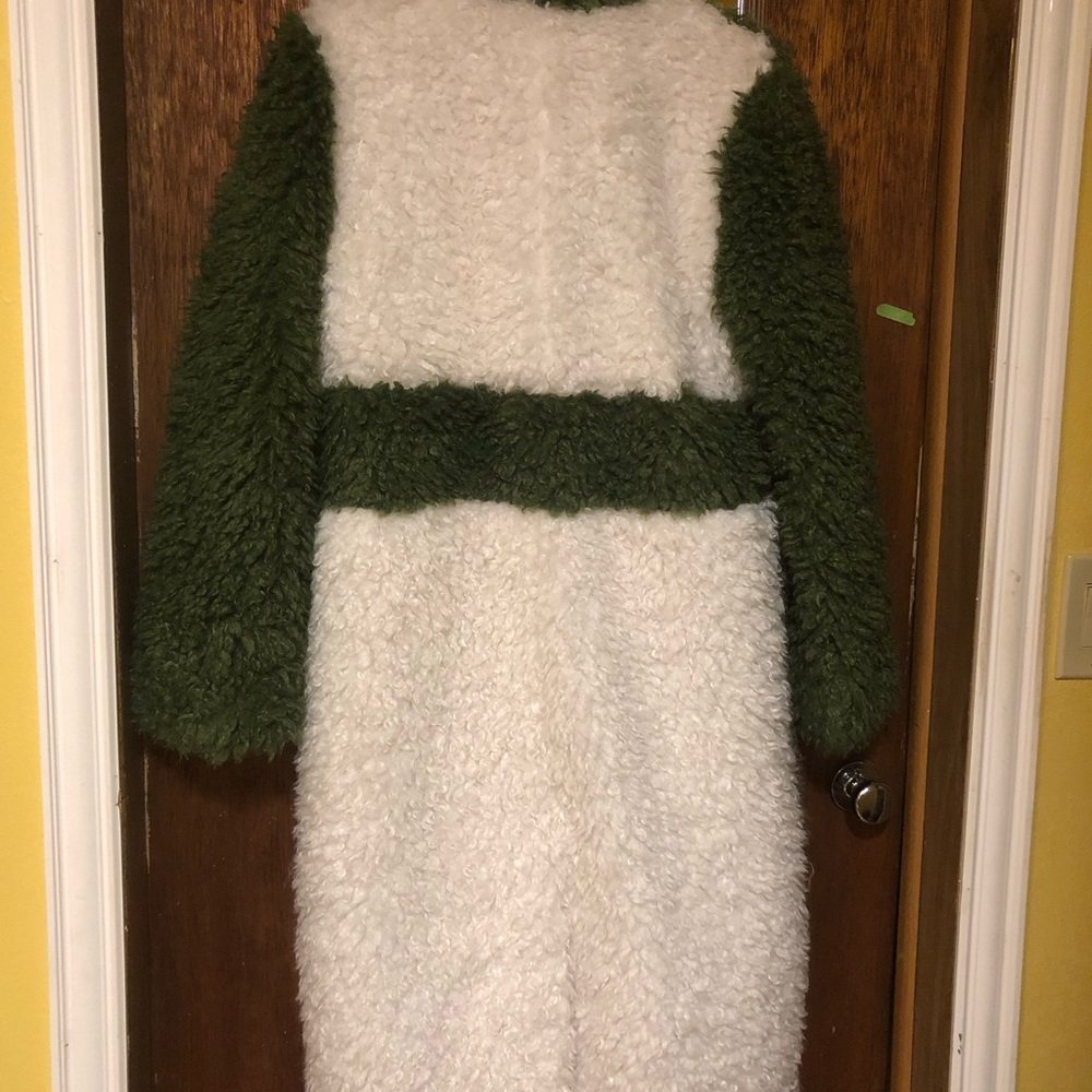NWT Audrey Colorblocked Faux Fur Coat Medium Size - Picture 7 of 7